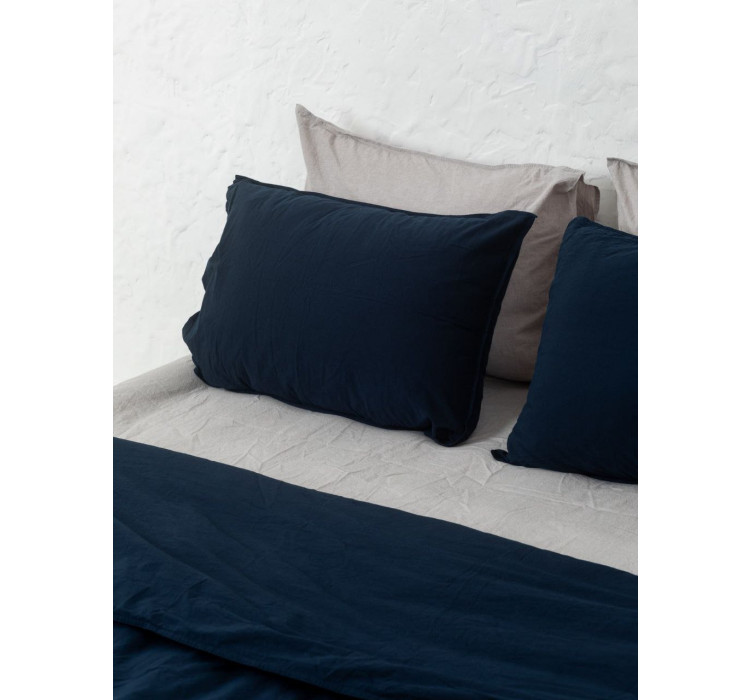 Комплект білизни із вареної бавовни Leglo Mix Grey-Navy3